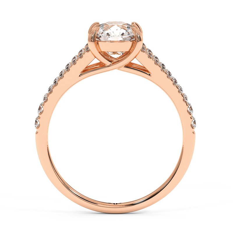 18K Rose Gold Felicity Engagement Ring