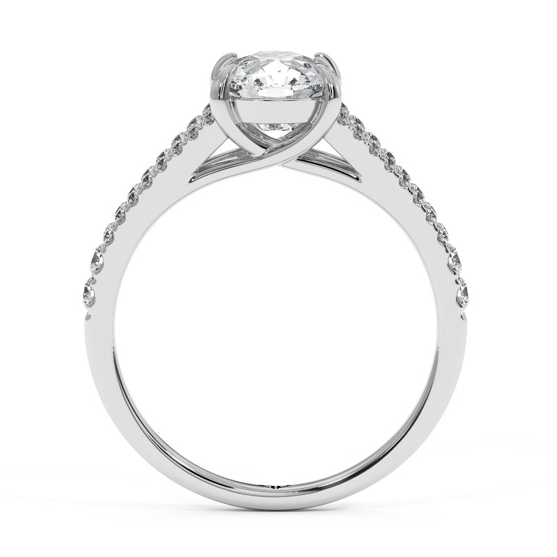 18K White Gold Felicity Engagement Ring