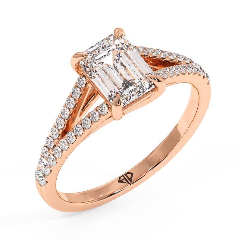 18K Rose Gold Felicity Engagement Ring