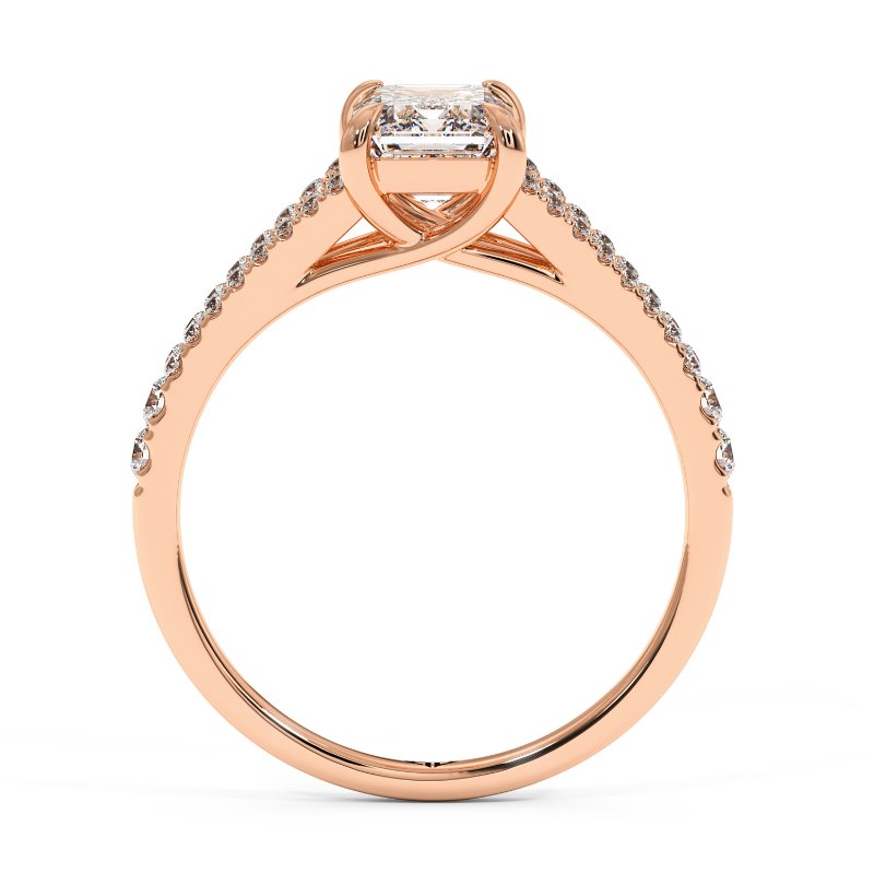 18K Rose Gold Felicity Engagement Ring