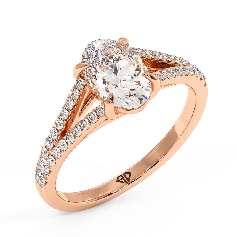 18K Rose Gold Felicity Engagement Ring