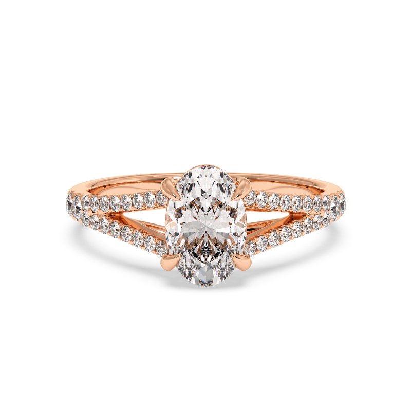 18K Rose Gold Felicity Engagement Ring