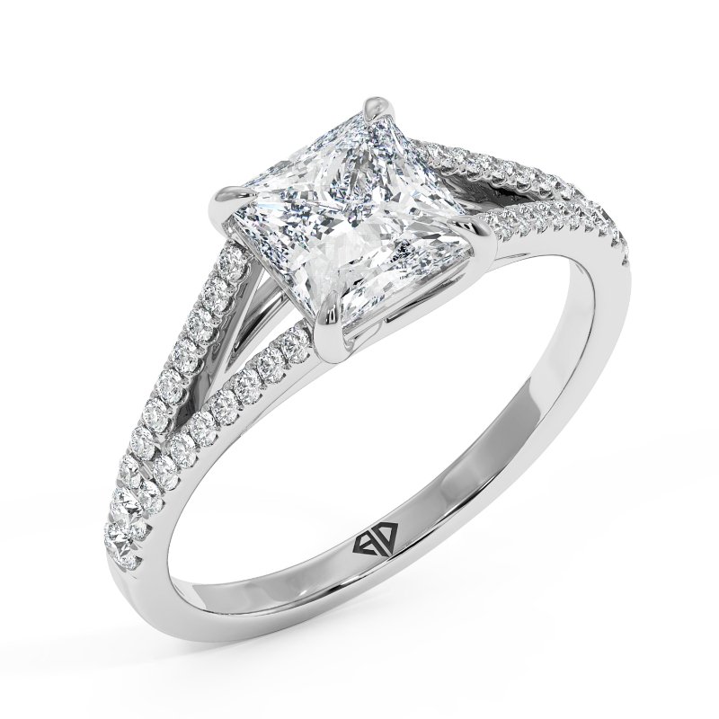 18K White Gold Felicity Engagement Ring