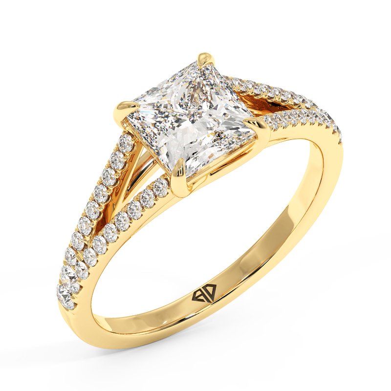 18K Yellow Gold Felicity Engagement Ring