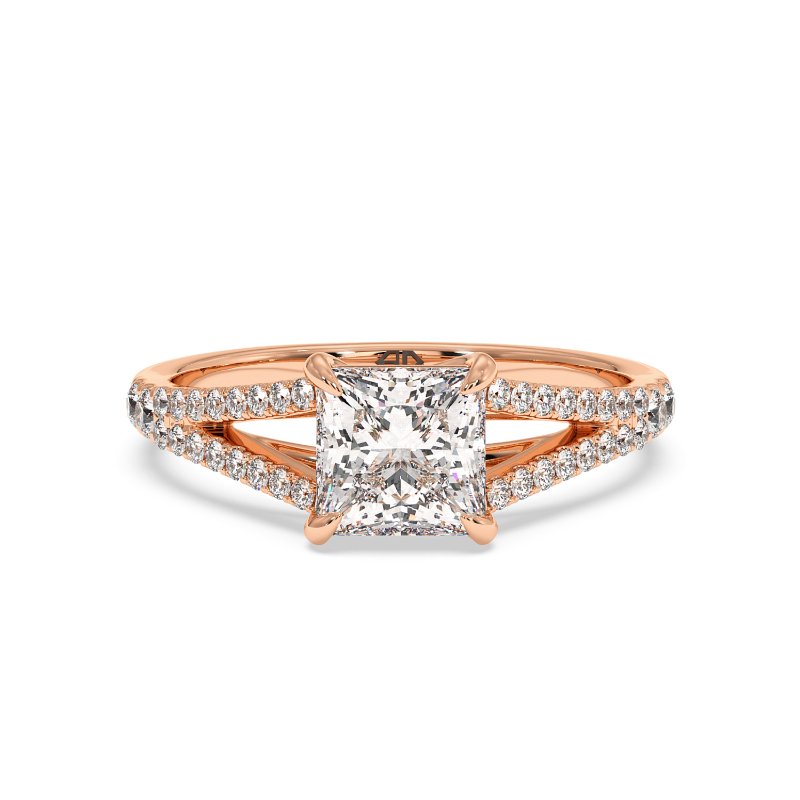 18K Rose Gold Felicity Engagement Ring