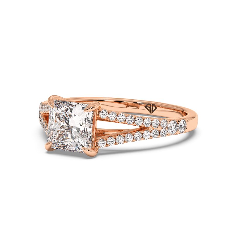 18K Rose Gold Felicity Engagement Ring