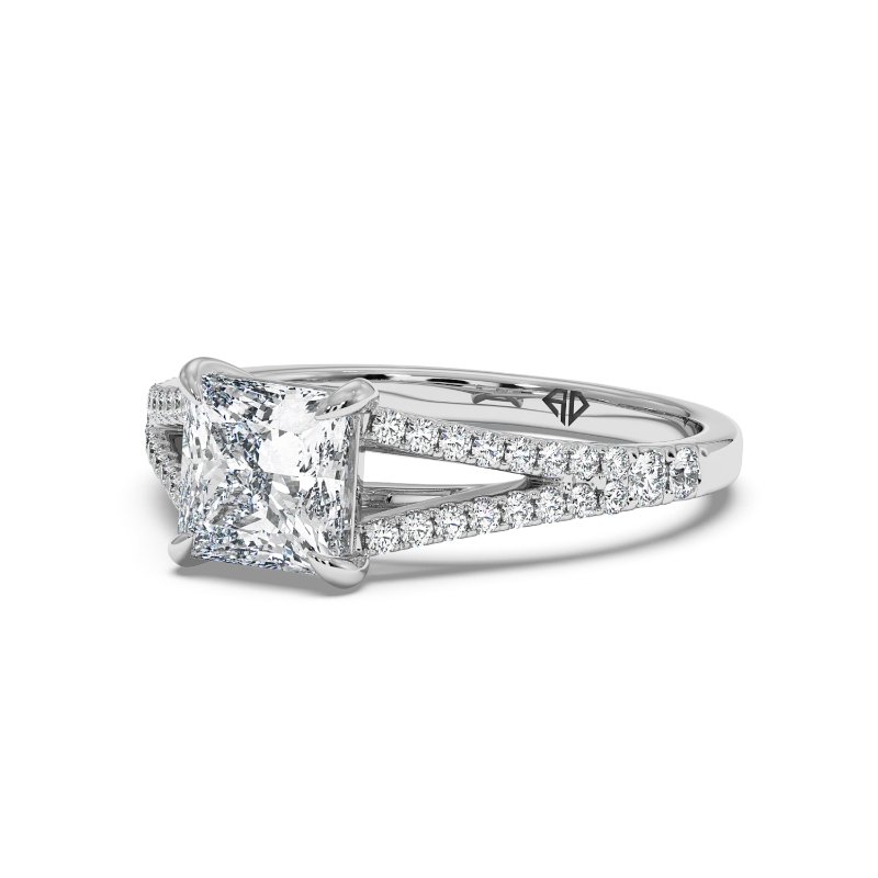 18K White Gold Felicity Engagement Ring