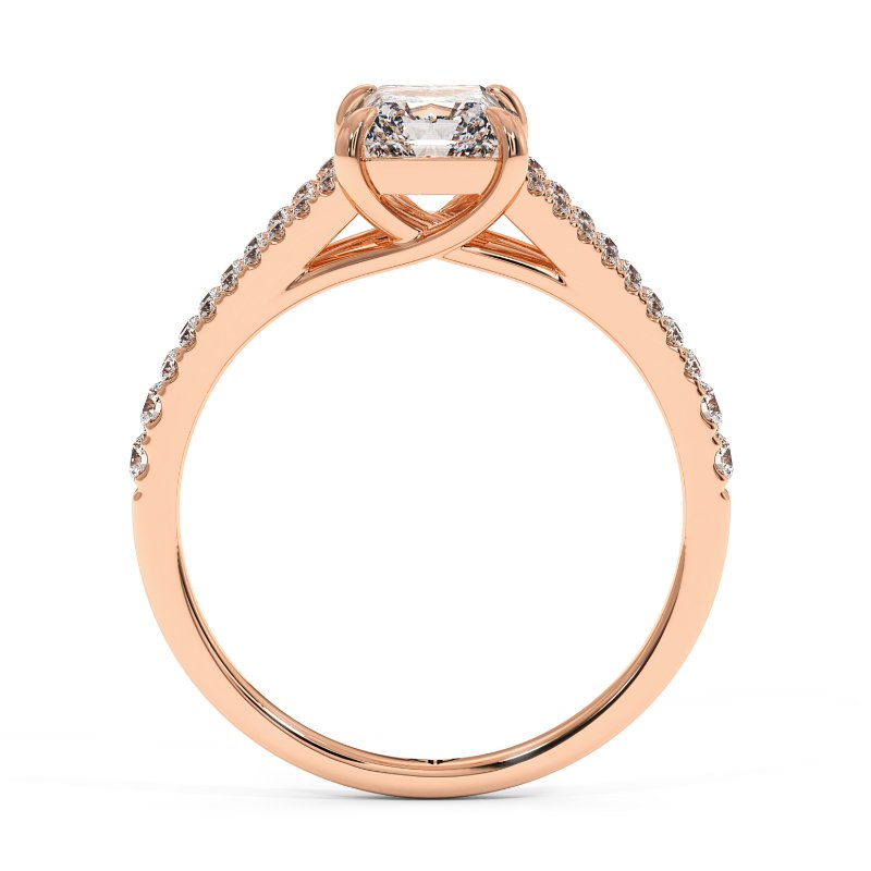 18K Rose Gold Felicity Engagement Ring