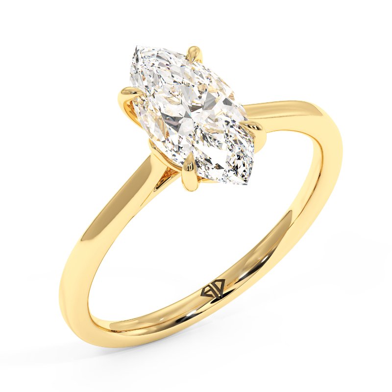 18K Yellow Gold Elodie Engagement Ring