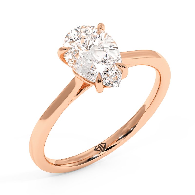 18K Rose Gold Elodie Engagement Ring