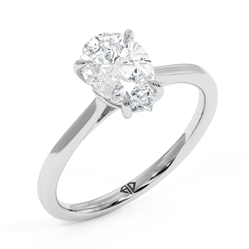 18K White Gold Elodie Engagement Ring