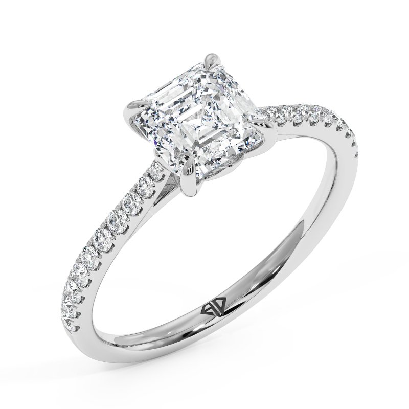 18K White Gold Avalyn Engagement Ring