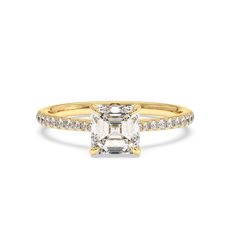 18K Yellow Gold Avalyn Engagement Ring