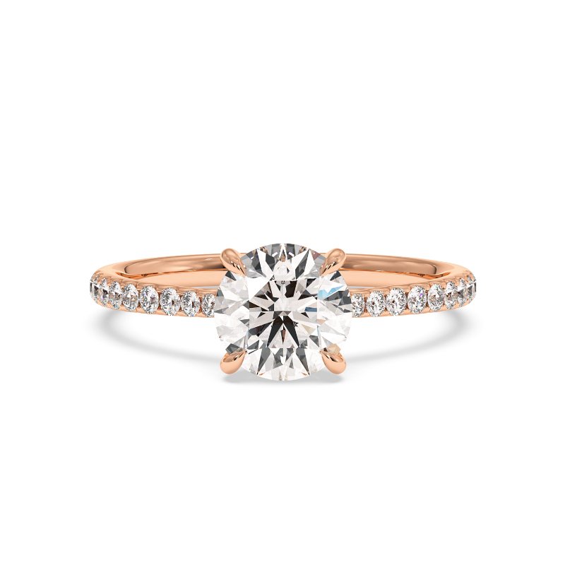 18K Rose Gold Avalyn Engagement Ring