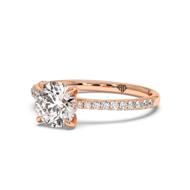 18K Rose Gold Avalyn Engagement Ring