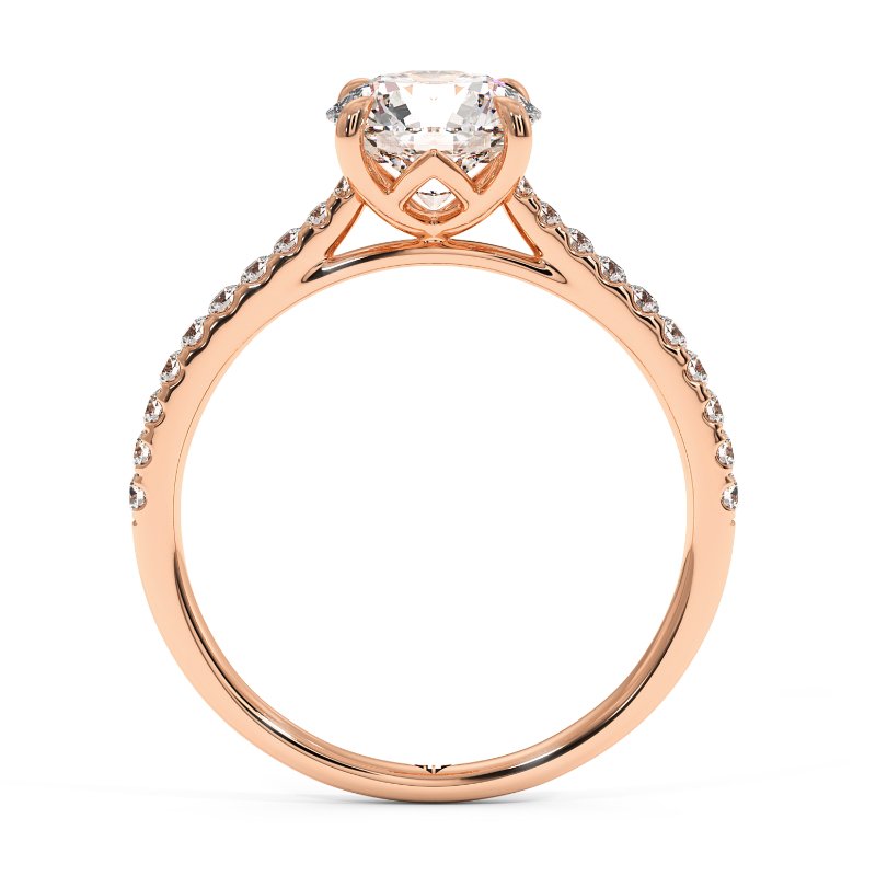 18K Rose Gold Avalyn Engagement Ring