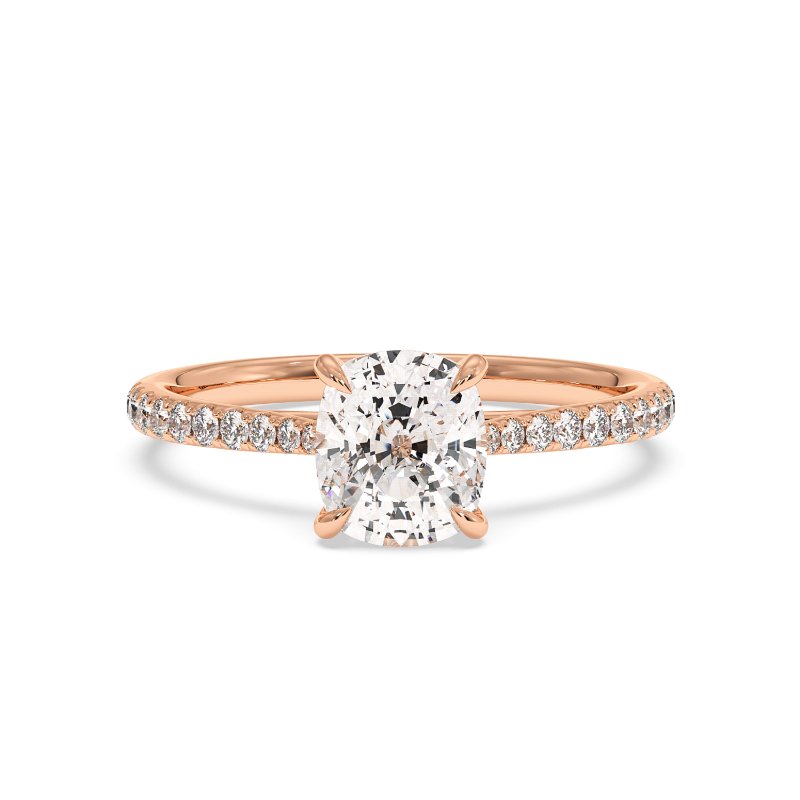 18K Rose Gold Avalyn Engagement Ring