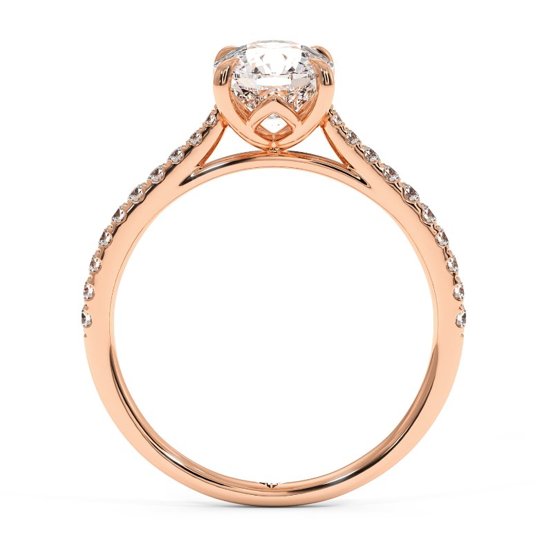 18K Rose Gold Avalyn Engagement Ring