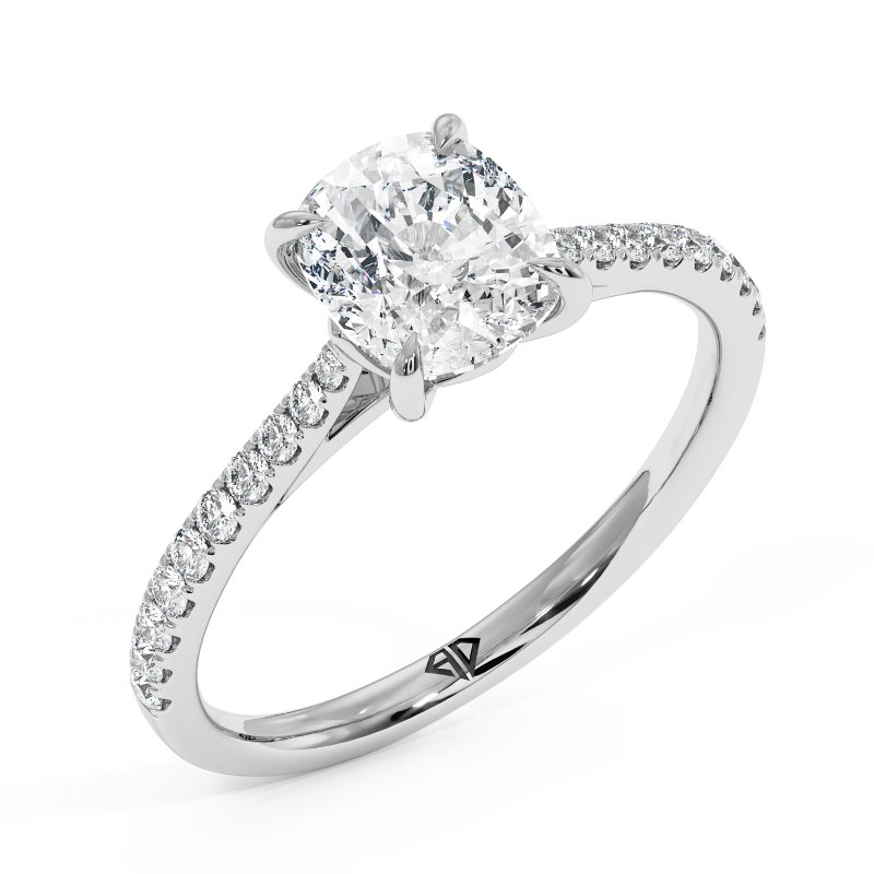 18K White Gold Avalyn Engagement Ring