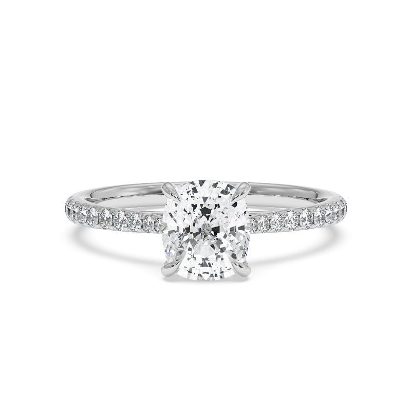 18K White Gold Avalyn Engagement Ring