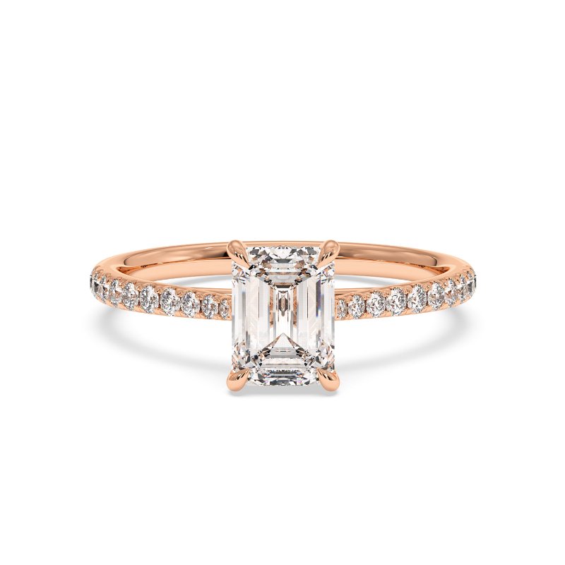 18K Rose Gold Avalyn Engagement Ring