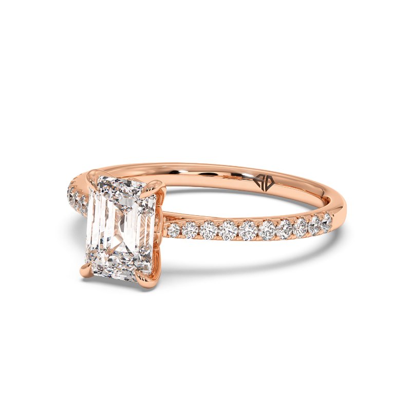 18K Rose Gold Avalyn Engagement Ring