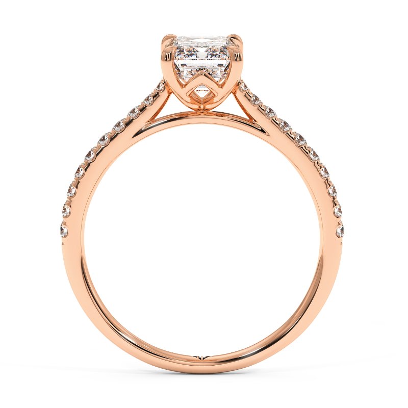 18K Rose Gold Avalyn Engagement Ring