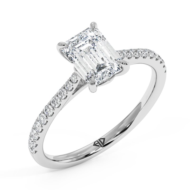 18K White Gold Avalyn Engagement Ring