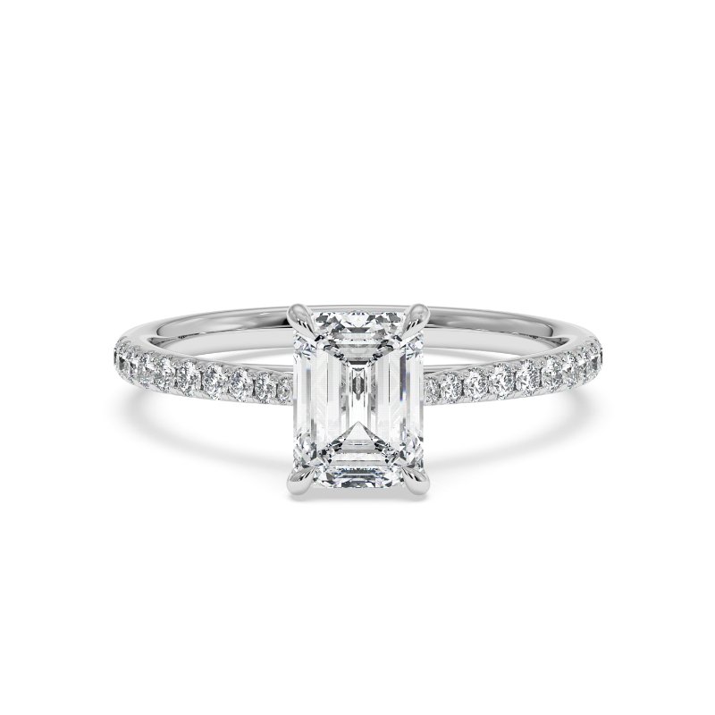 18K White Gold Avalyn Engagement Ring