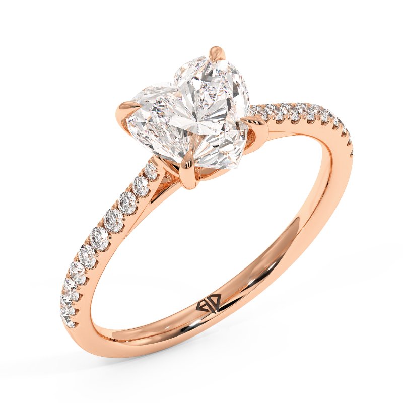 18K Rose Gold Avalyn Engagement Ring