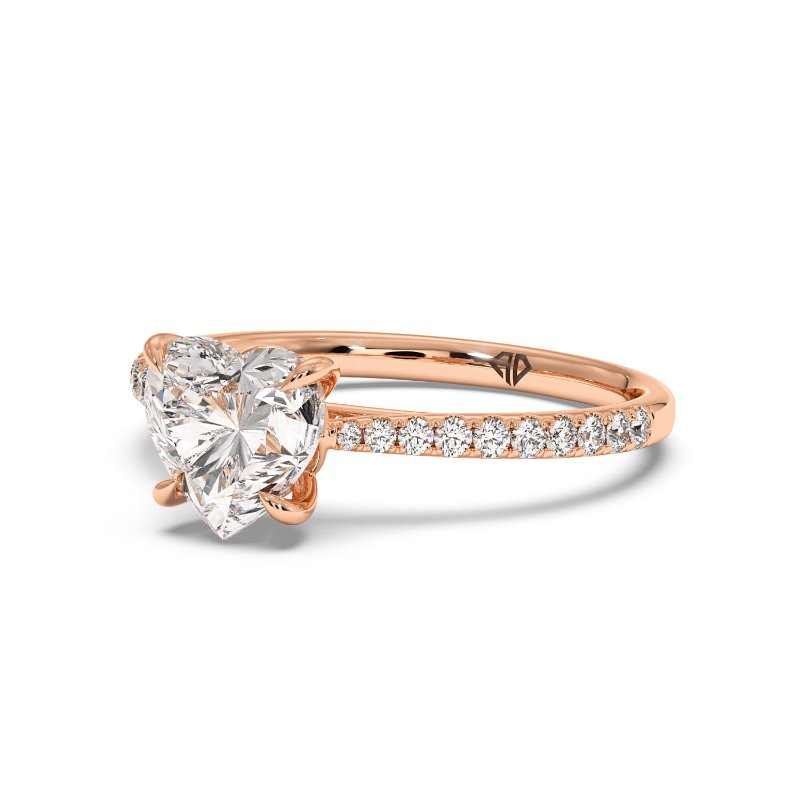 18K Rose Gold Avalyn Engagement Ring