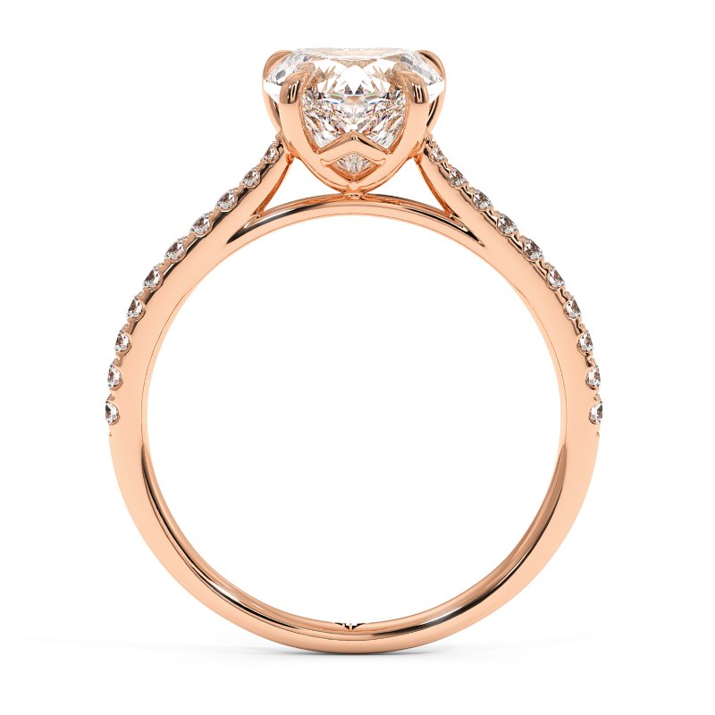 18K Rose Gold Avalyn Engagement Ring