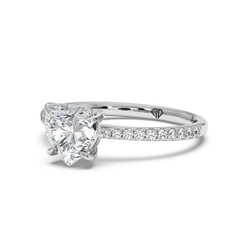 18K White Gold Avalyn Engagement Ring