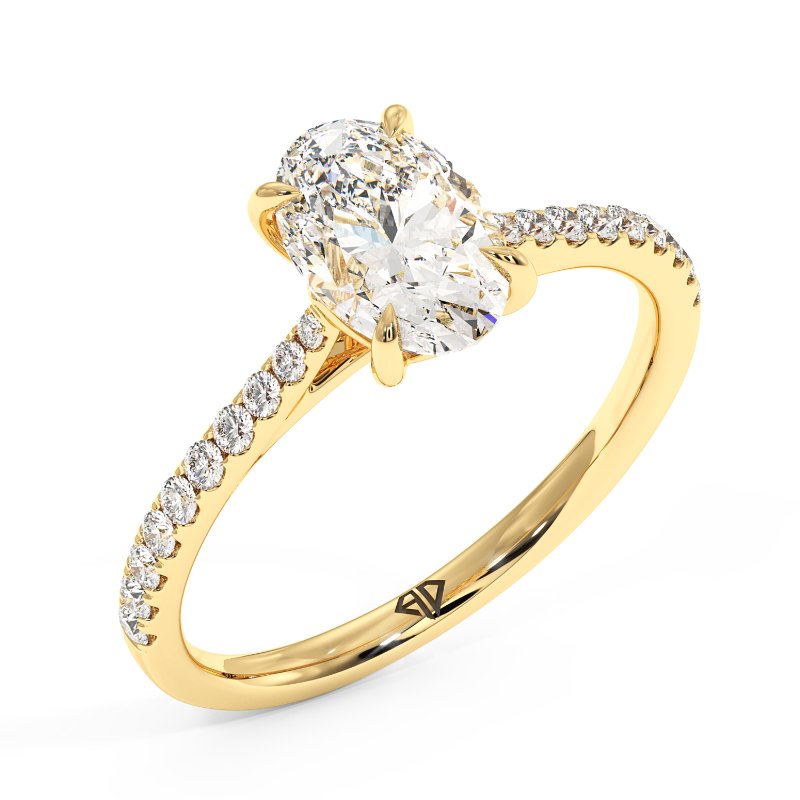 18K Yellow Gold Avalyn Engagement Ring