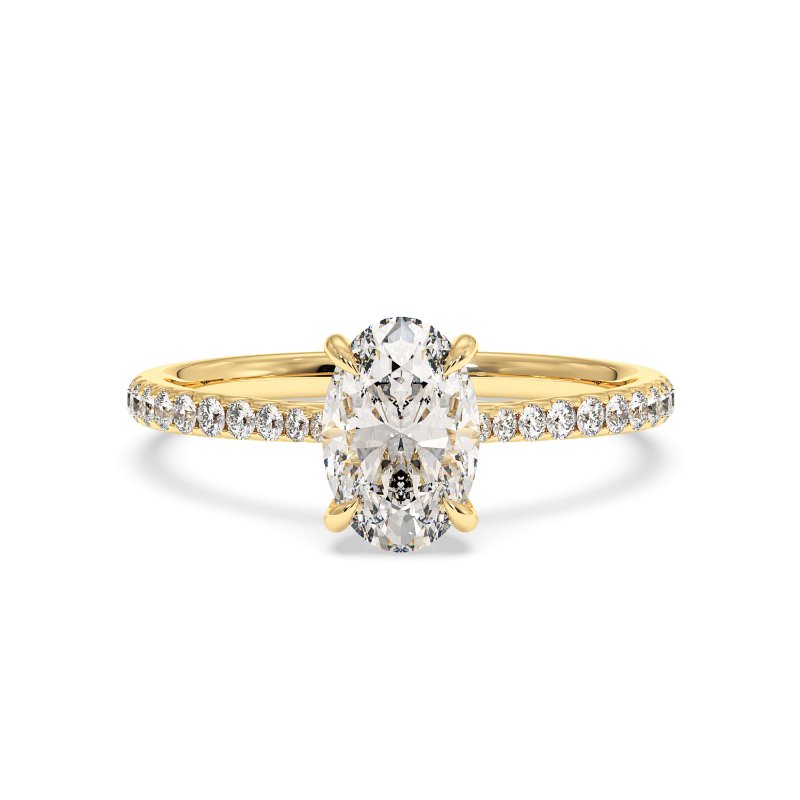 18K Yellow Gold Avalyn Engagement Ring