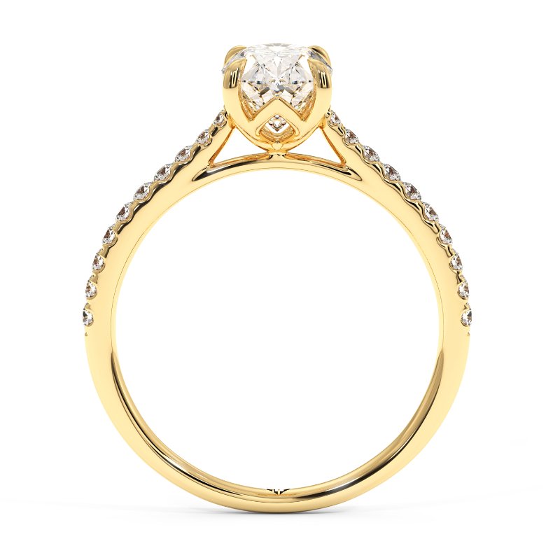 18K Yellow Gold Avalyn Engagement Ring