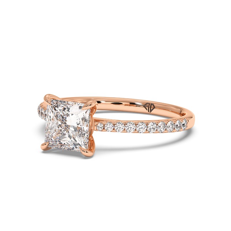 18K Rose Gold Avalyn Engagement Ring