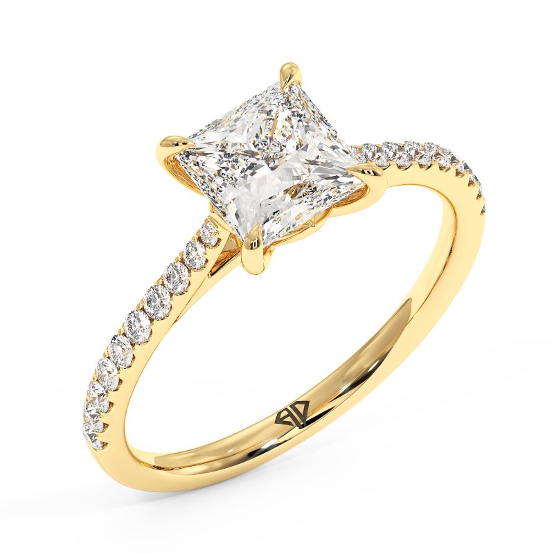 18K Yellow Gold Avalyn Engagement Ring