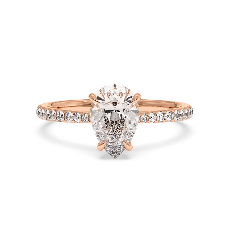 18K Rose Gold Avalyn Engagement Ring