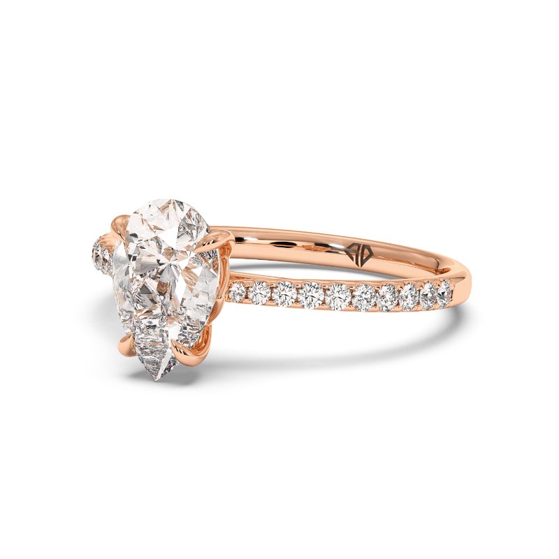 18K Rose Gold Avalyn Engagement Ring