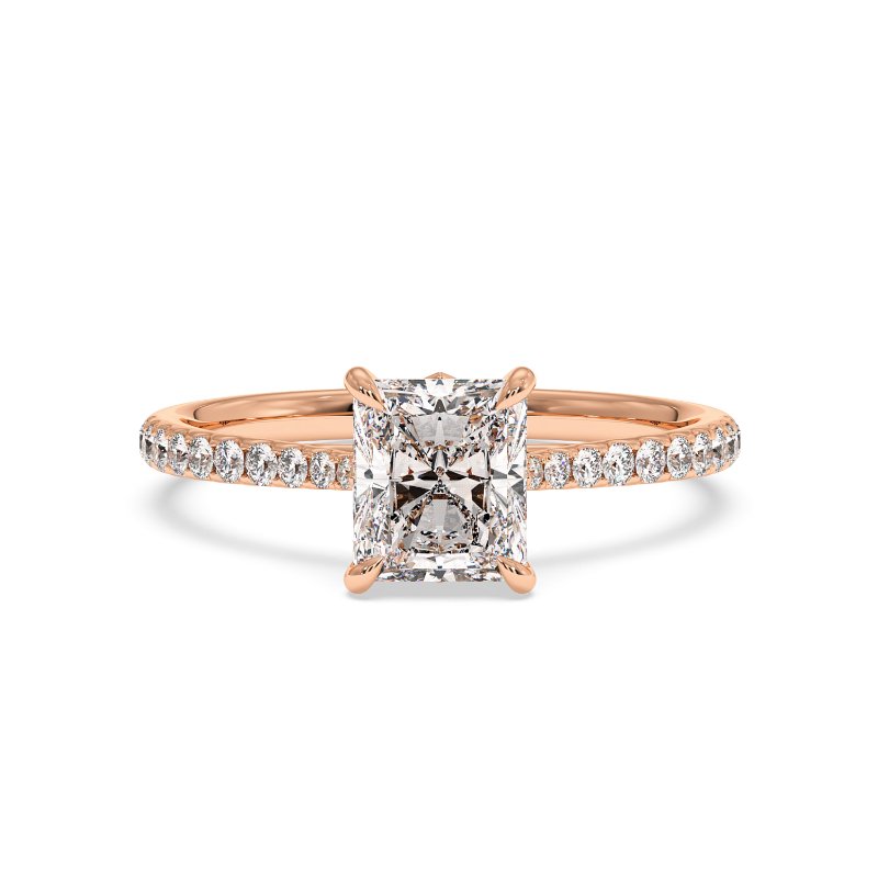 18K Rose Gold Avalyn Engagement Ring