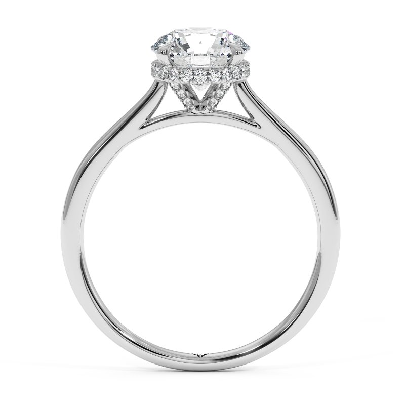 Platinum Aaliyah Engagement Ring