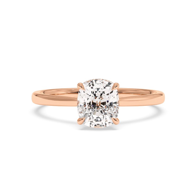 18K Rose Gold Aaliyah Engagement Ring