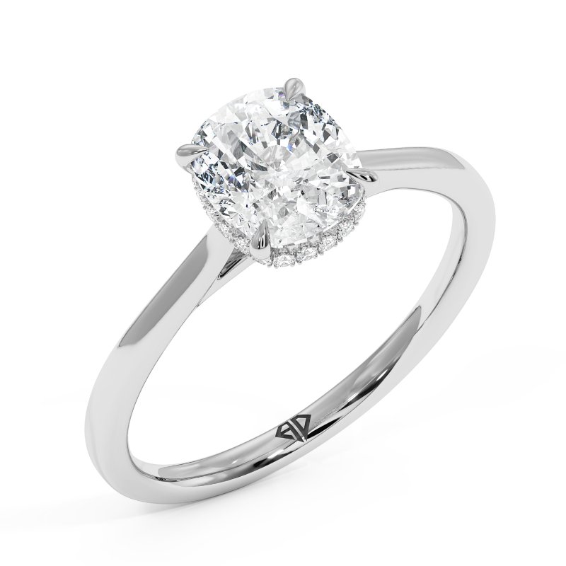 18K White Gold Aaliyah Engagement Ring