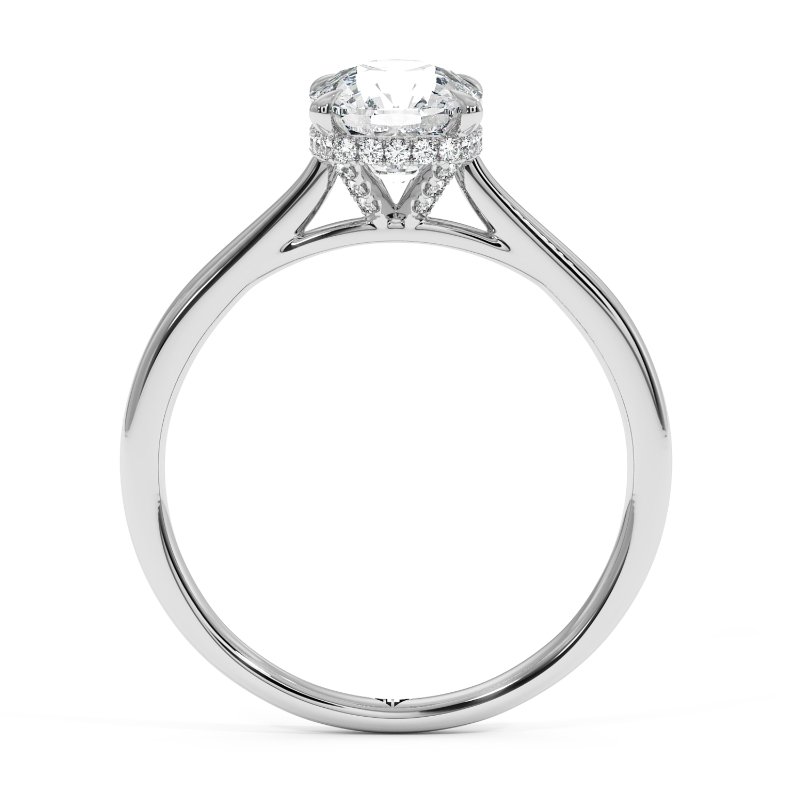 18K White Gold Aaliyah Engagement Ring