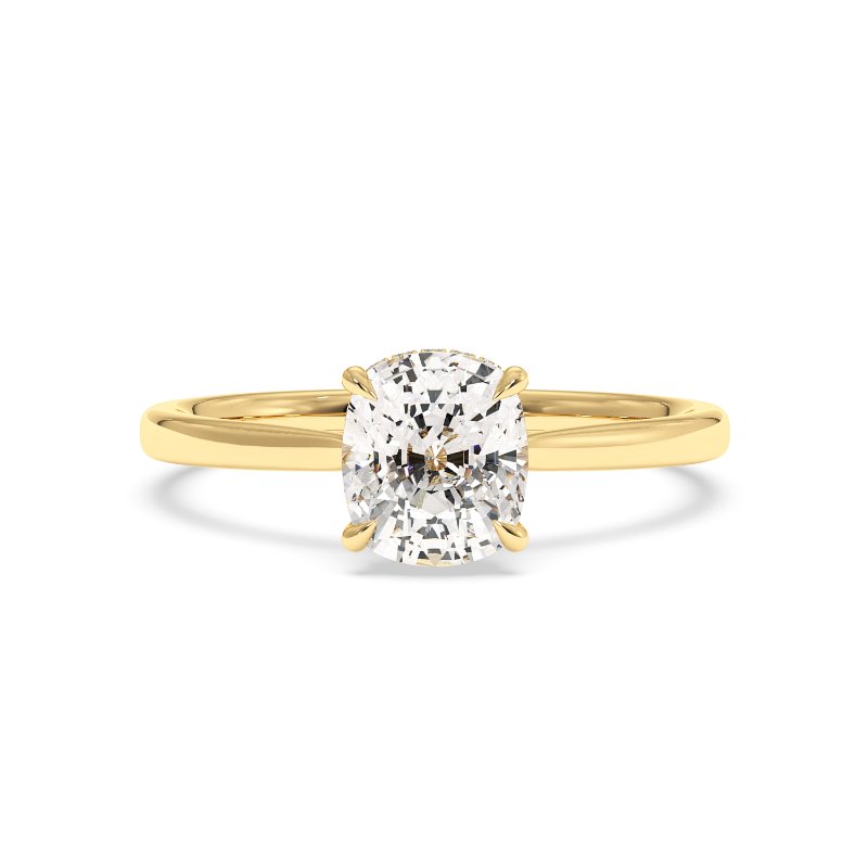 18K Yellow Gold Aaliyah Engagement Ring