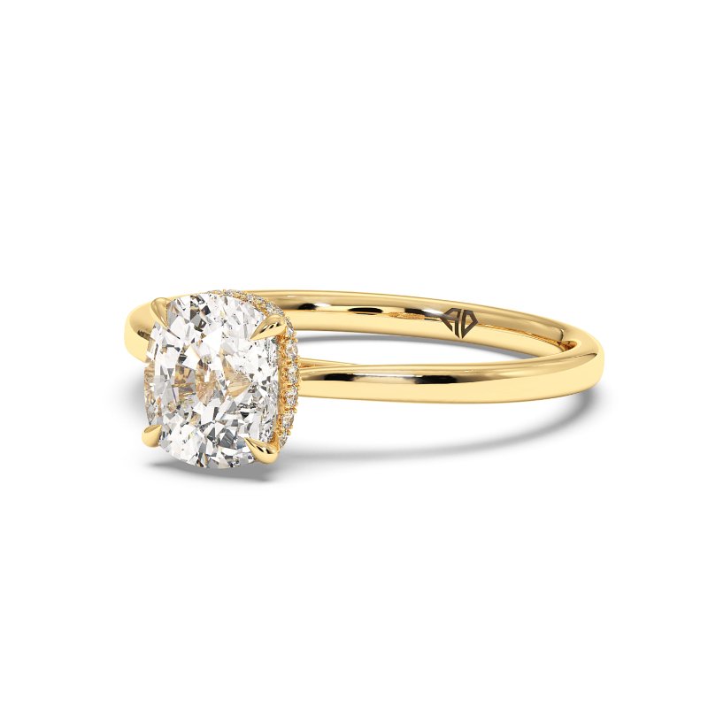 18K Yellow Gold Aaliyah Engagement Ring