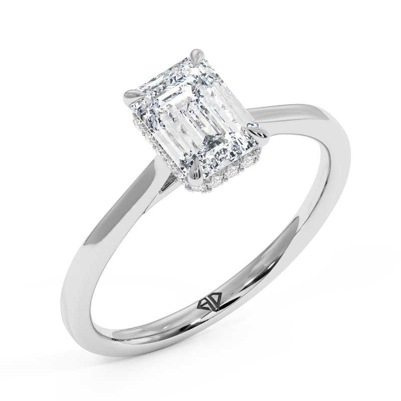 18K White Gold Aaliyah Engagement Ring