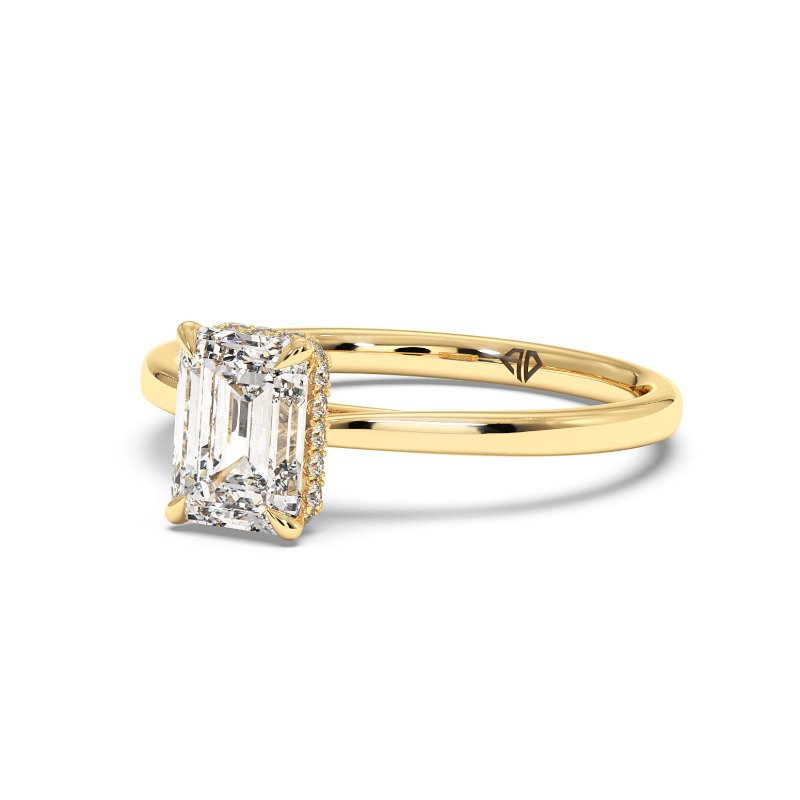 18K Yellow Gold Aaliyah Engagement Ring