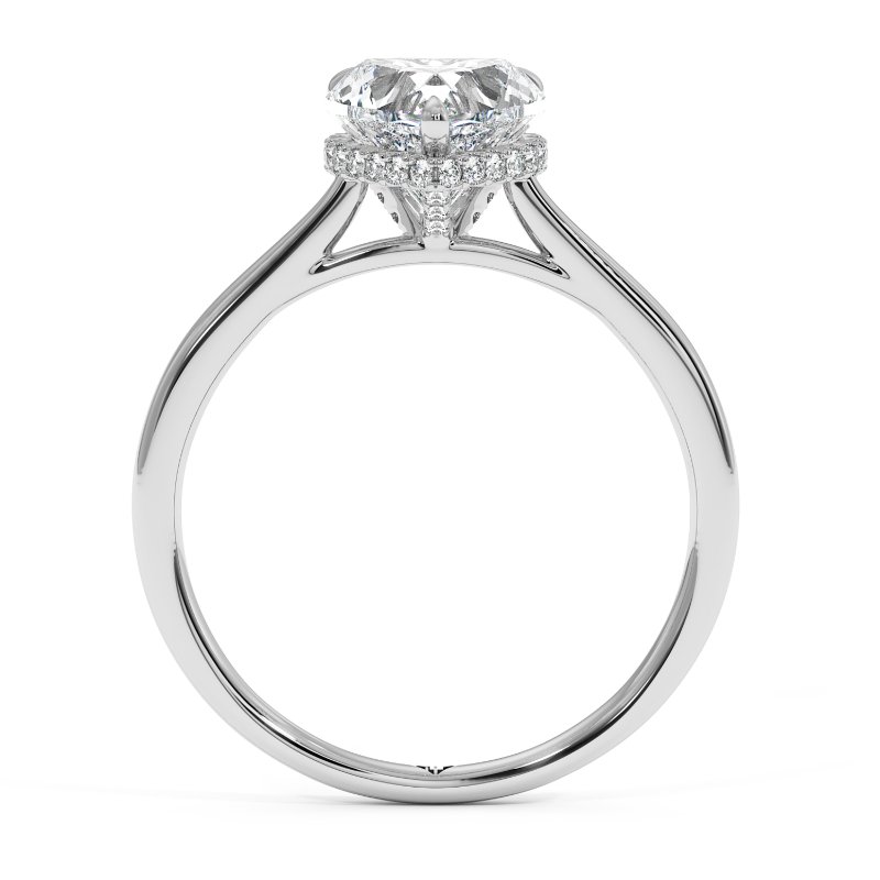 Platinum Aaliyah Engagement Ring